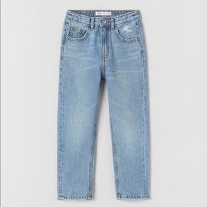 Size 6 Zara girls mom fit jeans